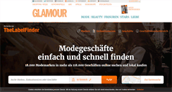Desktop Screenshot of labelfinder.glamour.de