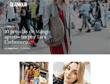 Tablet Screenshot of glamour.es