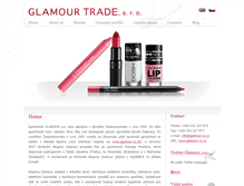 Tablet Screenshot of glamour.co.cz