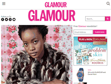 Tablet Screenshot of glamour.co.za