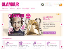 Tablet Screenshot of abo.glamour.de