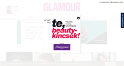 Desktop Screenshot of glamour.hu